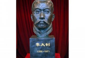 李大釗胸像廠家 鑄銅胸像雕塑價格