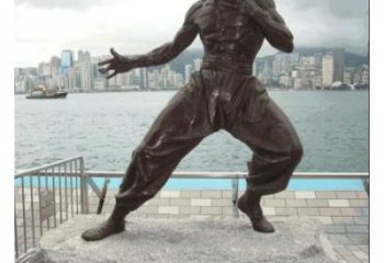 李小龍銅像廠家 武術(shù)人物銅像生產(chǎn)制作
