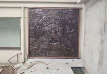 牡丹花浮雕廠家 墻體浮雕 鑄銅花卉浮雕廠家