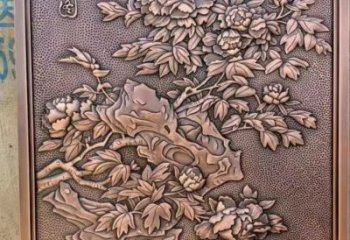 富貴圖浮雕廠家 花卉藝術(shù)類 大型浮雕生產(chǎn)制作廠家