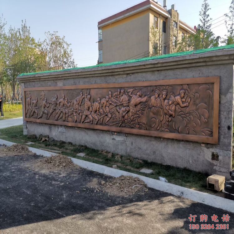 革命題材浮雕廠家 軍人像浮雕生產(chǎn)制作