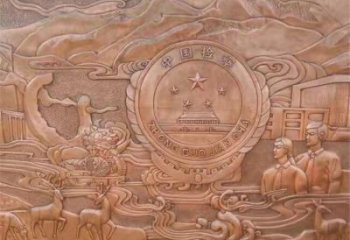 黨徽浮雕廠家 黨建題材 鍛銅浮雕生產(chǎn)制作