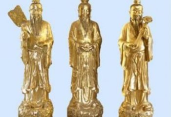 立式三清銅佛像廠家 鑄銅佛像生產(chǎn)制作