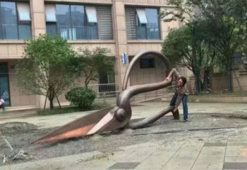 剪刀雕塑廠家 戶外景觀小品 鑄銅藝術(shù)品