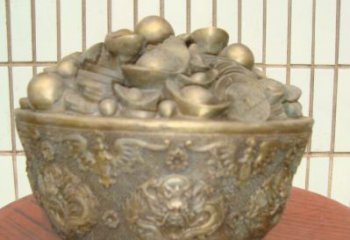 大碗雕塑廠家 景觀美陳物件 大碗銅雕生產(chǎn)制作