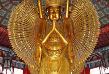 千手觀音銅佛像廠家 佛堂佛像銅雕 銅佛像生產(chǎn)