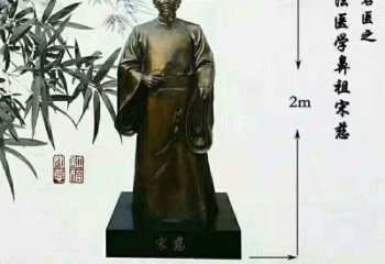 宋慈銅雕 醫(yī)院銅雕人物 醫(yī)學(xué)鼻祖銅像廠家