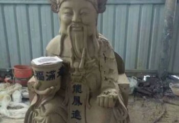 佛教主題財神銅雕 財神銅雕像廠家