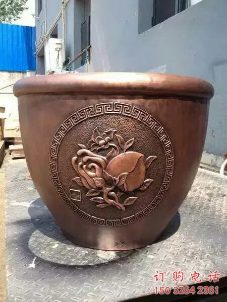工藝品銅缸銅雕 銅缸銅雕廠家