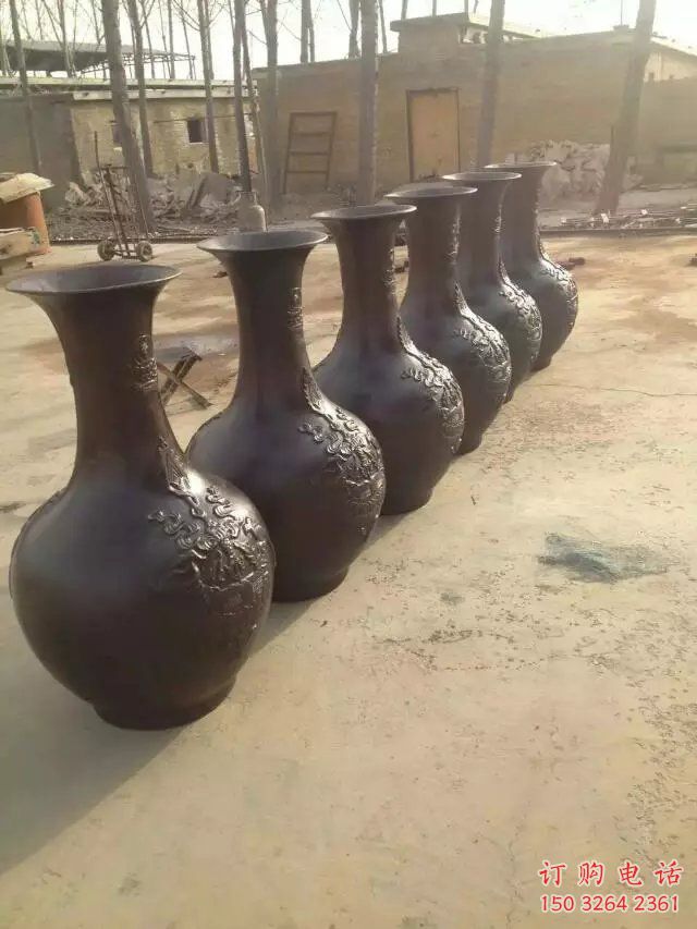 工藝品花瓶銅雕 花瓶銅雕廠家