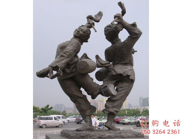 體育舞蹈運(yùn)動(dòng)銅雕 舞蹈主題銅雕廠家