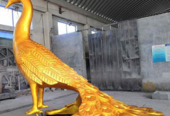 金鳳凰銅雕塑廠家 吉祥鳥動(dòng)物銅雕塑