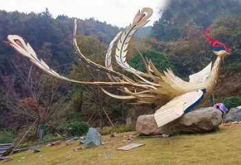 火鳳凰銅雕廠家 大型工藝品銅雕