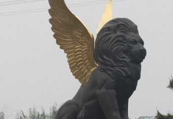 飛獅銅雕廠家 銅雕飛獅工藝品