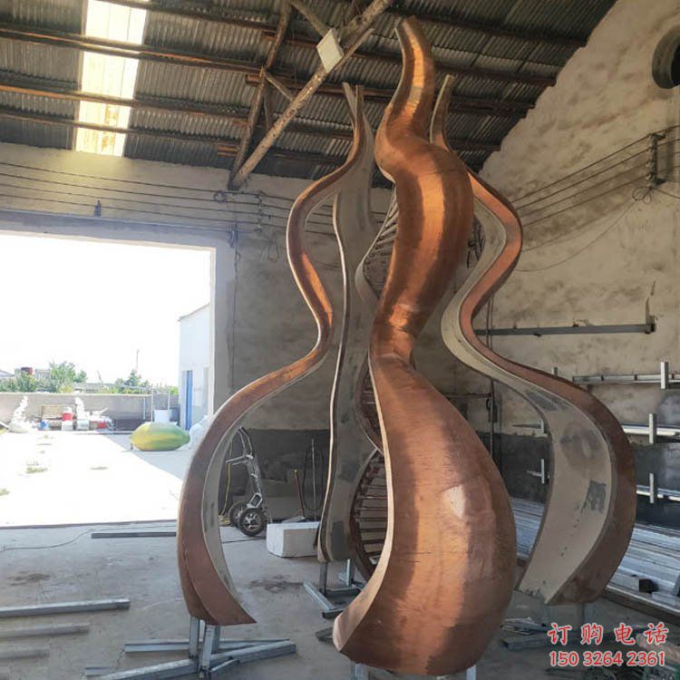 葫蘆銅雕廠家 幾何銅雕葫蘆工藝品