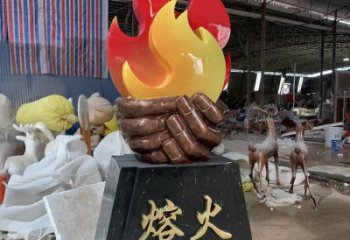 火苗銅雕廠家 銅雕火苗工藝品