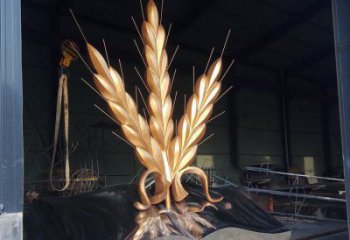 麥子銅雕廠家 農(nóng)作物銅雕工藝品