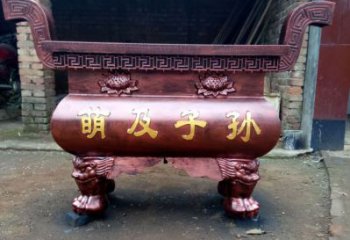寺廟香爐銅雕