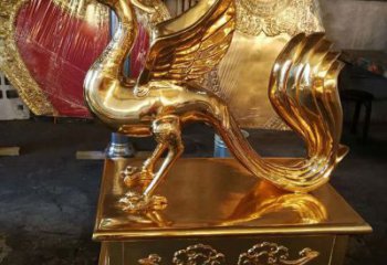 朱雀銅雕廠家 四大神獸銅雕之一朱雀
