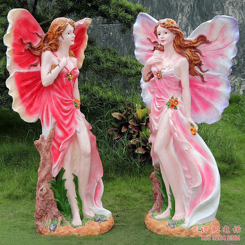花仙子銅雕廠家 彩繪花仙子銅雕價(jià)格