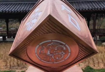 立方體銅雕塑廠家 鑄銅立方體雕塑生產(chǎn)制作
