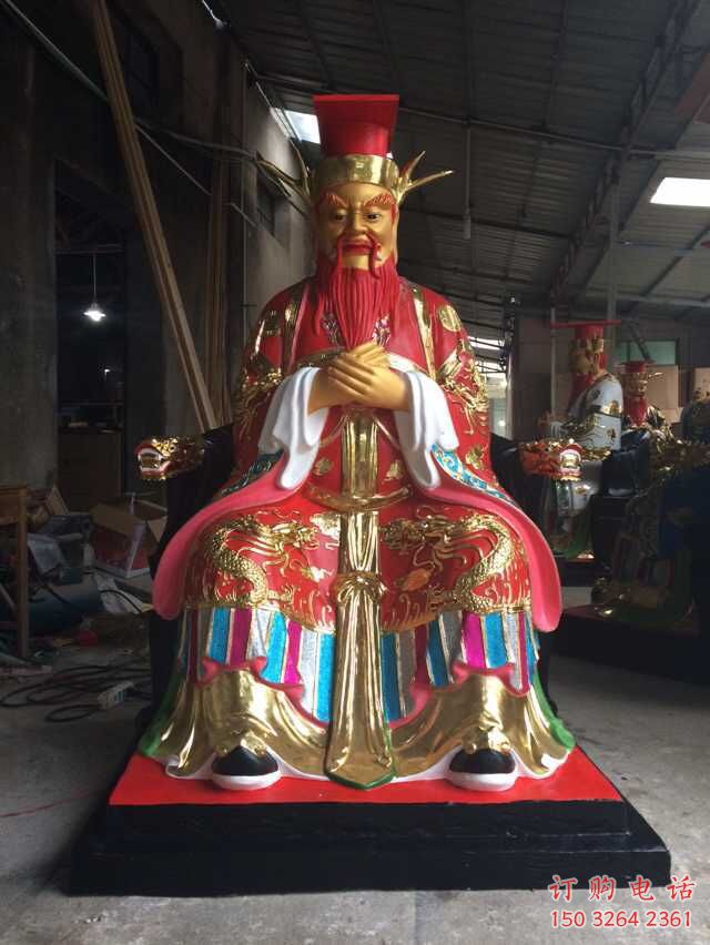 四海龍王神像 五方龍王雕像 五帝龍王佛像 寺廟道佛像