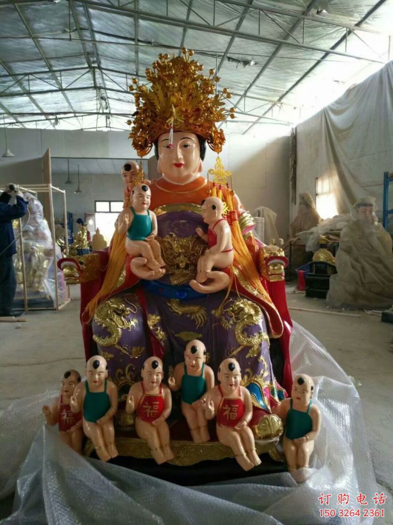 送子娘娘佛像廠家 寺廟送子娘娘佛像