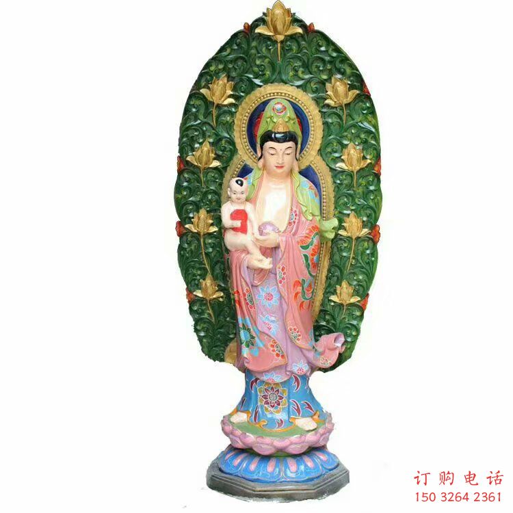 屏風送子菩薩佛像廠家 