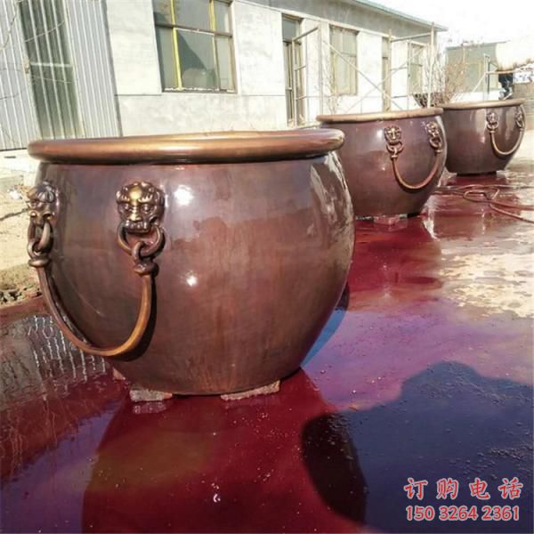 風(fēng)水缸雕塑廠家 風(fēng)水缸雕塑生產(chǎn)制作