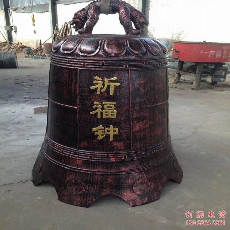 祈福鐘雕塑廠家 宗祠佛堂鐘雕塑