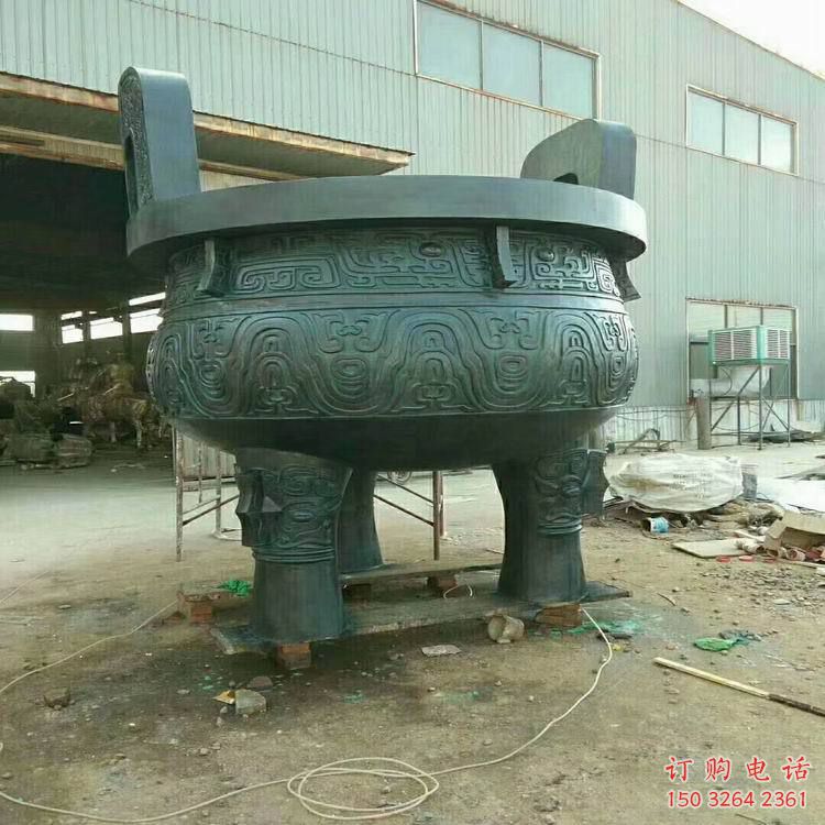 青銅香爐城市景觀雕塑