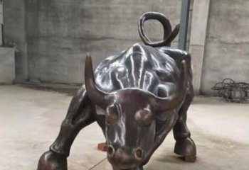 步行街華爾街牛銅雕