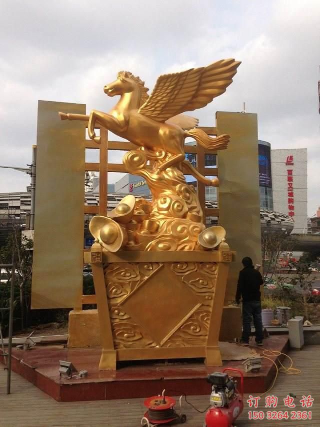 飛馬銅雕 翅膀飛馬銅雕廠家