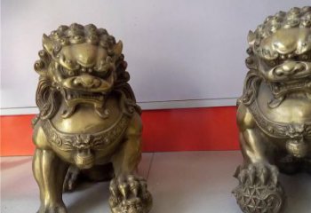 匯豐獅銅雕廠家 鑄銅匯豐銅獅子雕塑