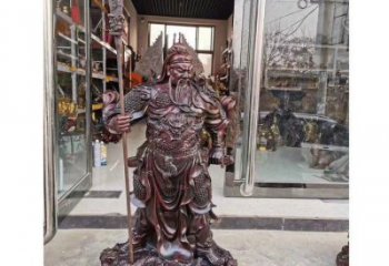 鑄銅關公雕塑