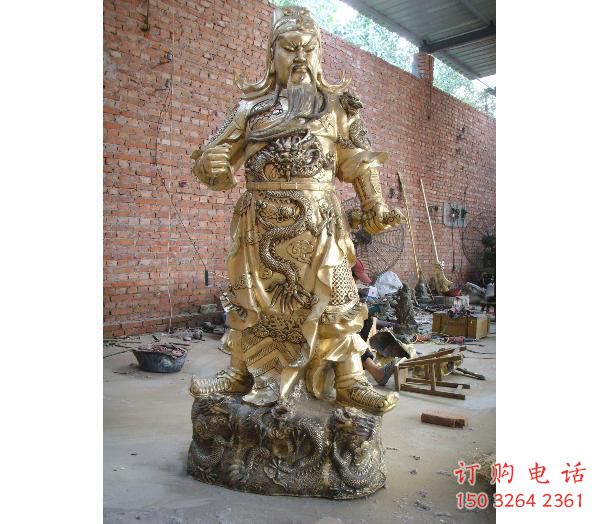 九龍關(guān)公銅像廠家 