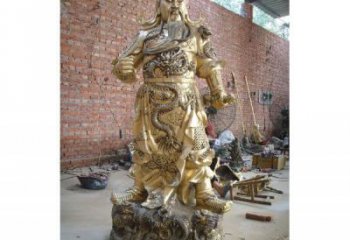 九龍關(guān)公銅像廠家 