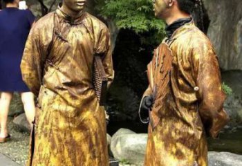 街頭銅人銅雕  公園仿古銅雕 鑄銅人物
