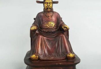 包拯銅雕廠家 歷史人物銅雕 黃銅人物銅像