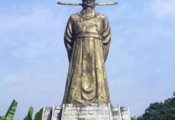 公園包拯銅雕廠家 歷史人物銅人  名人包拯銅像