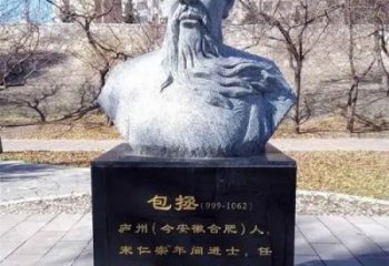 包拯人頭像銅雕廠家  歷史名人銅像