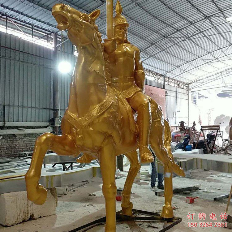 騎馬將軍肖像銅雕廠家 街頭西方銅人 公園廣場(chǎng)銅雕