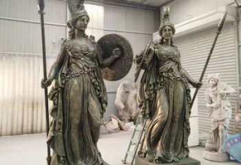仿古武士銅雕廠家 廣場黃銅銅人 西方銅人銅像