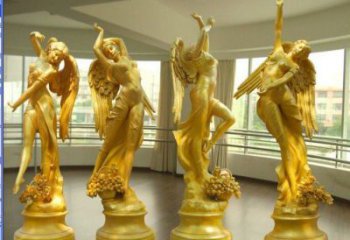 和平女神銅雕廠家 西方人銅雕 公園廣場(chǎng)銅人