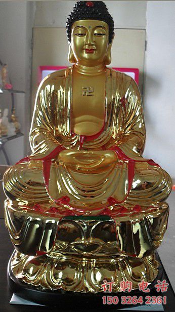 家居釋迦牟尼佛廠家 佛堂神像銅雕 黃銅材質銅像