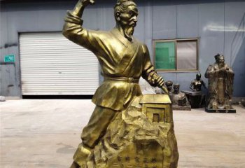 魯班銅人銅雕廠家 青銅人物肖像 民俗人物銅雕廠家