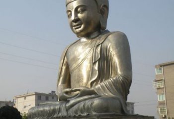 廣場釋迦摩尼佛廠家 佛像銅雕 黃銅材質(zhì)銅雕