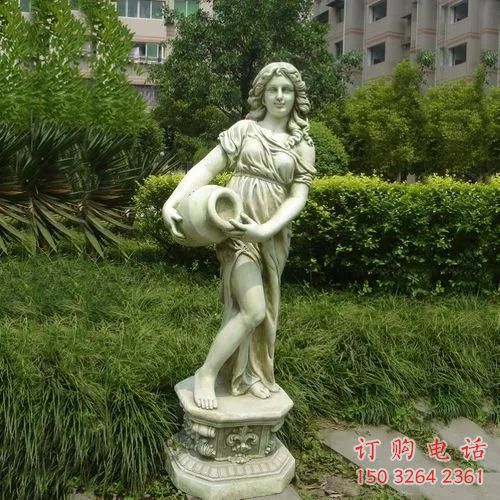 公園仕女銅雕廠家 西方美女銅像 黃銅材質(zhì)銅人