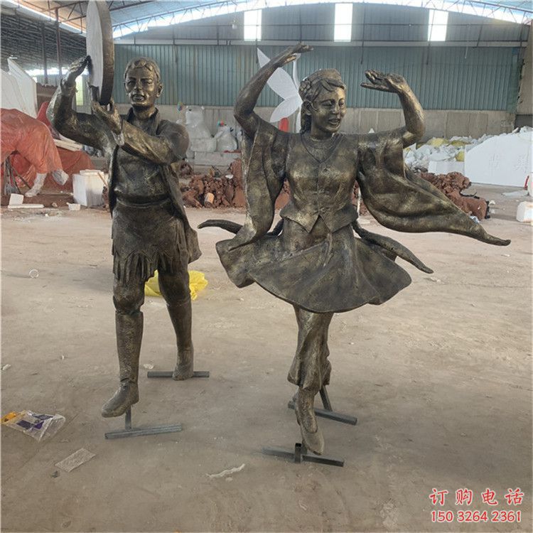 芭蕾舞舞者銅雕廠家 仿古人物肖像 現(xiàn)代舞者肖像銅雕