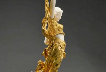 舞者天使銅雕廠家  音樂(lè)人跳舞銅像 廣場(chǎng)舞者天使銅雕